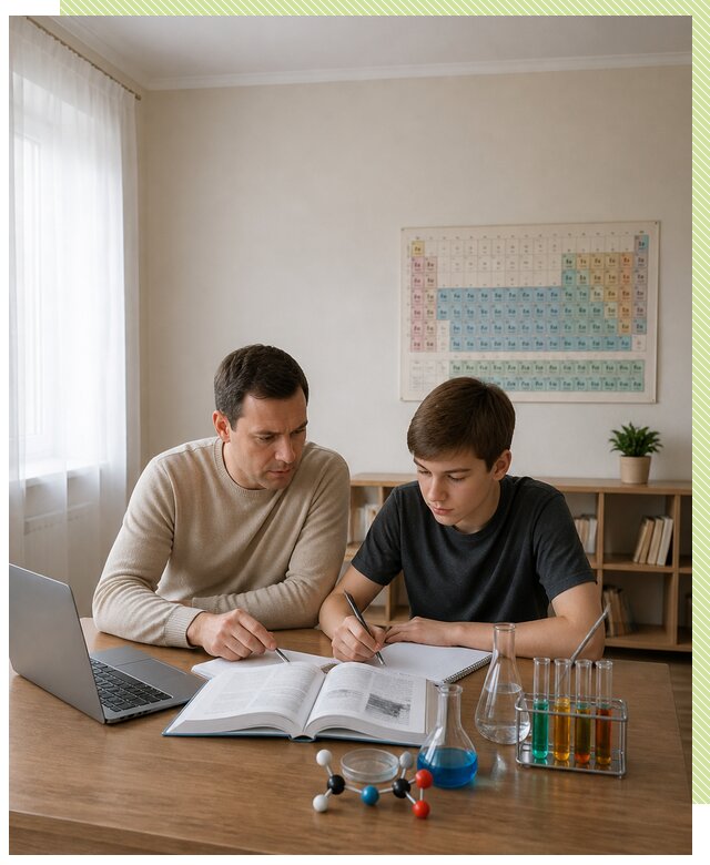 Репетитор по химии 8 класс в Кыштыме по цене от 1246 р. | Репетитор-Кшт
